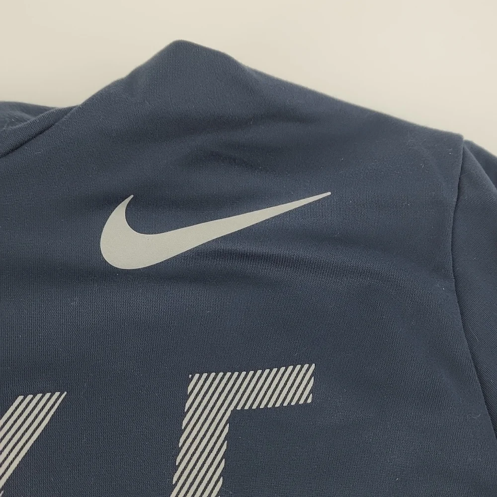 Nike Dri Fit Hooded Long Sleeve Shirt Running Small - Picture 3 of 9
